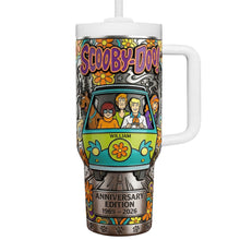 Load image into Gallery viewer, Scooby-Doo Anniversary Edition Funny Pup Tumbler - Personalized Gifts for Fans Tumbler Cup PopCulturePrints
