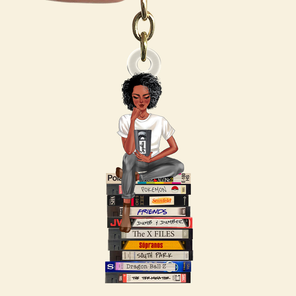 Personalized Keychain for Movie Lovers - Unique Gift for Film Enthusiasts Keychains PopCulturePrints