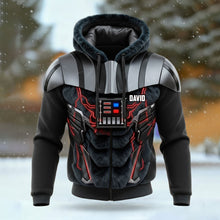 Load image into Gallery viewer, Unleash Your Inner Cosmic Hero - Cosmic Futuristic Hoodie, Personalized Gift for Sci-Fi Fans AOP Products PopCulturePrints
