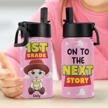 Load image into Gallery viewer, Personalized Cartoon Kids Tumbler - First Grade Adventure Tumbler Cup PopCulturePrints
