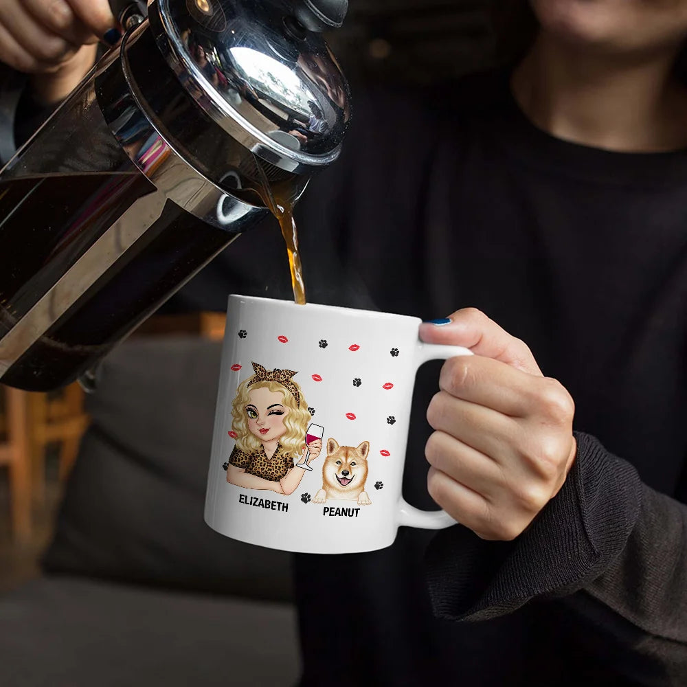 I'm Not Like A Regular Mom, I'm A Dog Mom - Personalized Mug for Dog Lovers Mug PopCulturePrints