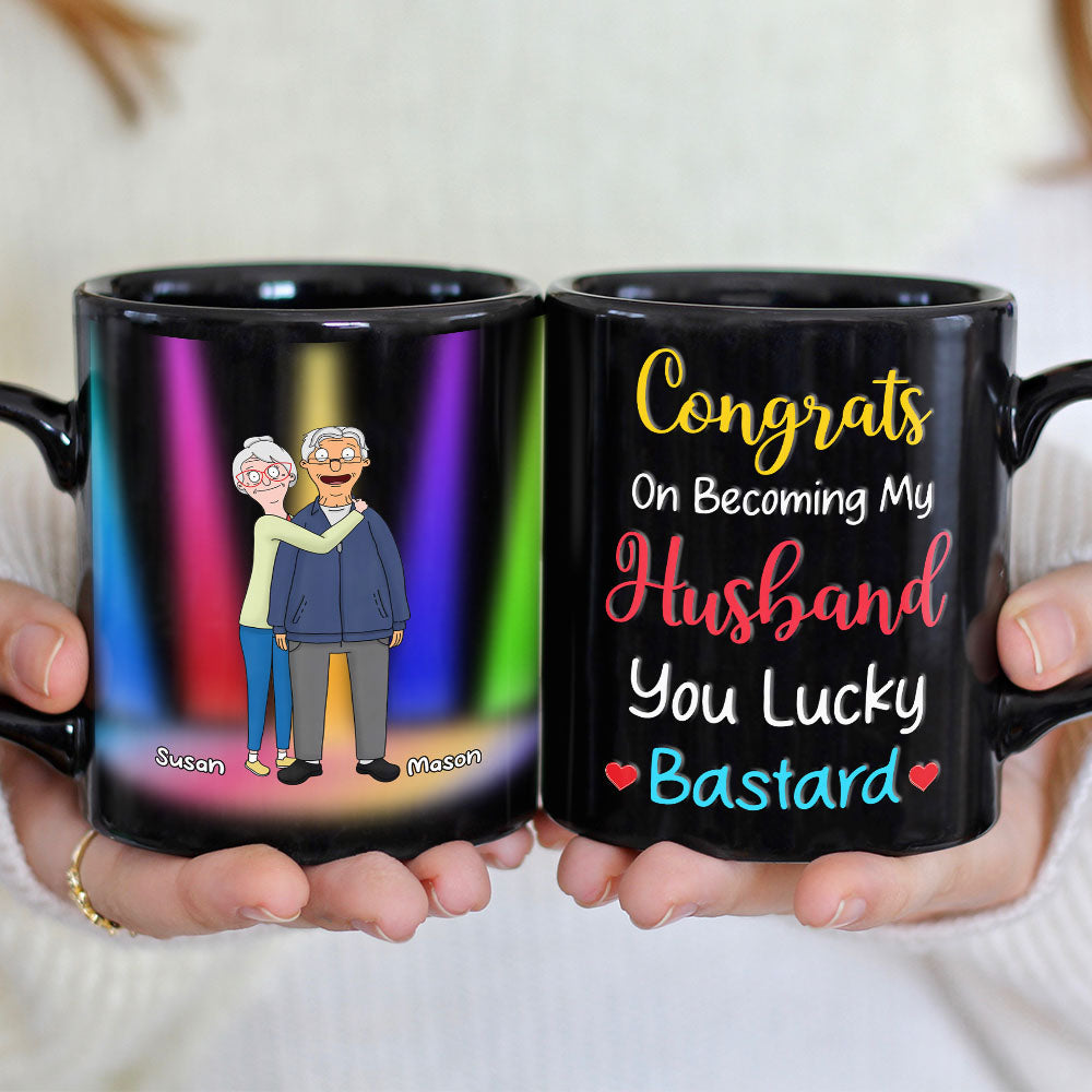 Customizable Couple Coffee Mug - Perfect Gift for Weddings, Anniversaries & Valentine's Day Gifts Coffee Mug PopCulturePrints