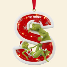 Load image into Gallery viewer, &quot;Celebrate Love This Christmas!&quot; - Custom Alphabet Letter Gifts - A Unique Ornament for Couples, Family &amp; Friends Ornament PopCulturePrints
