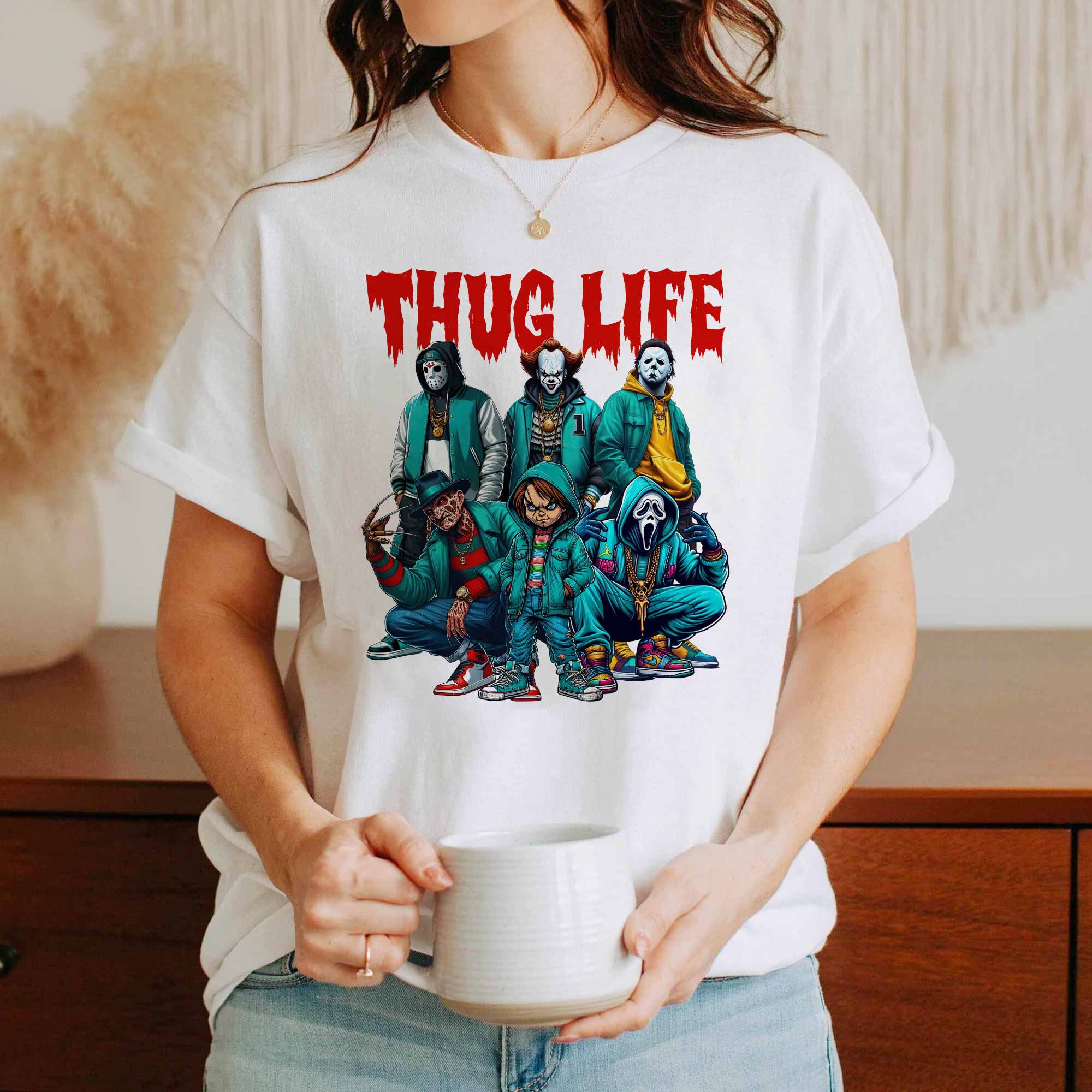 Halloween Thug Life Mashup T-Shirt