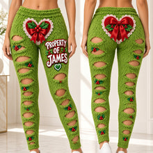 Load image into Gallery viewer, "Stay Cozy and Festive!" - Naughty Women Leggings - Personalized Christmas Gifts
