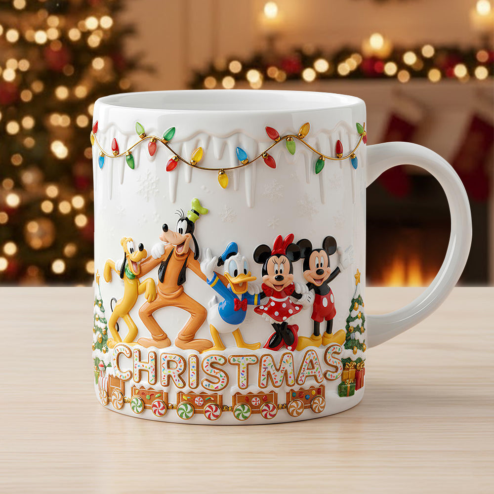Personalized Christmas Mug for Cartoon Lovers - A Joyful Gift for All Ages Coffee Mug PopCulturePrints