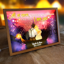 Load image into Gallery viewer, Personalized Starry Night Romance Light Frame for Couples
