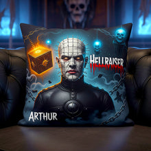 Load image into Gallery viewer, Never Sleep Again - Personalized Halloween Villain Square Pillow for Fans Pillow PopCulturePrints
