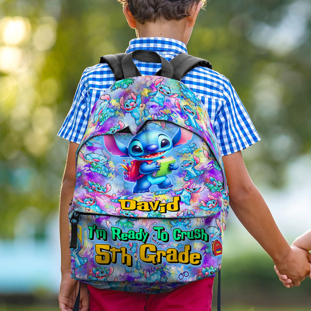“Unleash Your Creativity!” Cartoon Backpack - Personalized Gift for Kids Backpack PopCulturePrints