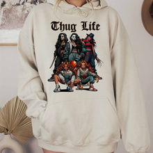 Load image into Gallery viewer, Thug Life Horror Movies Halloween Sweatshirt
