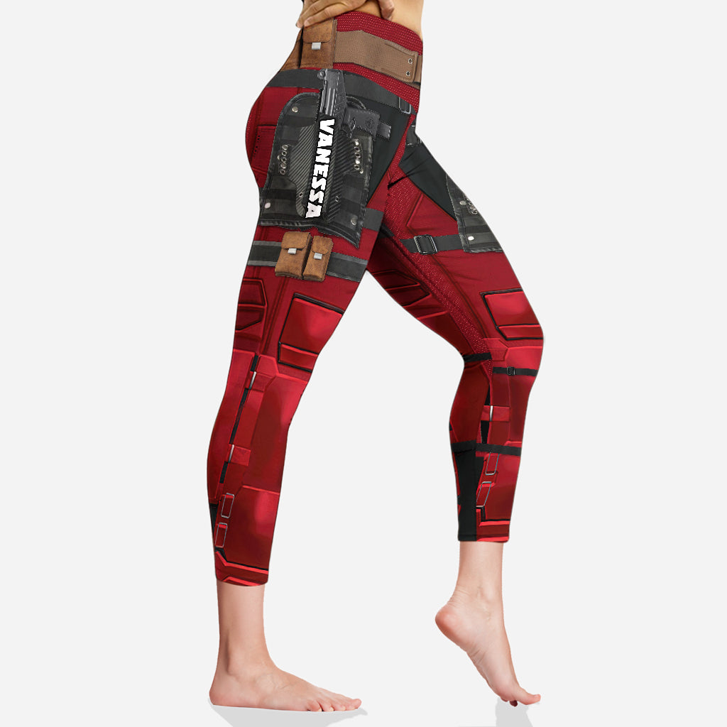 Customizable LadyPool Leggings - Personalized Superhero Design