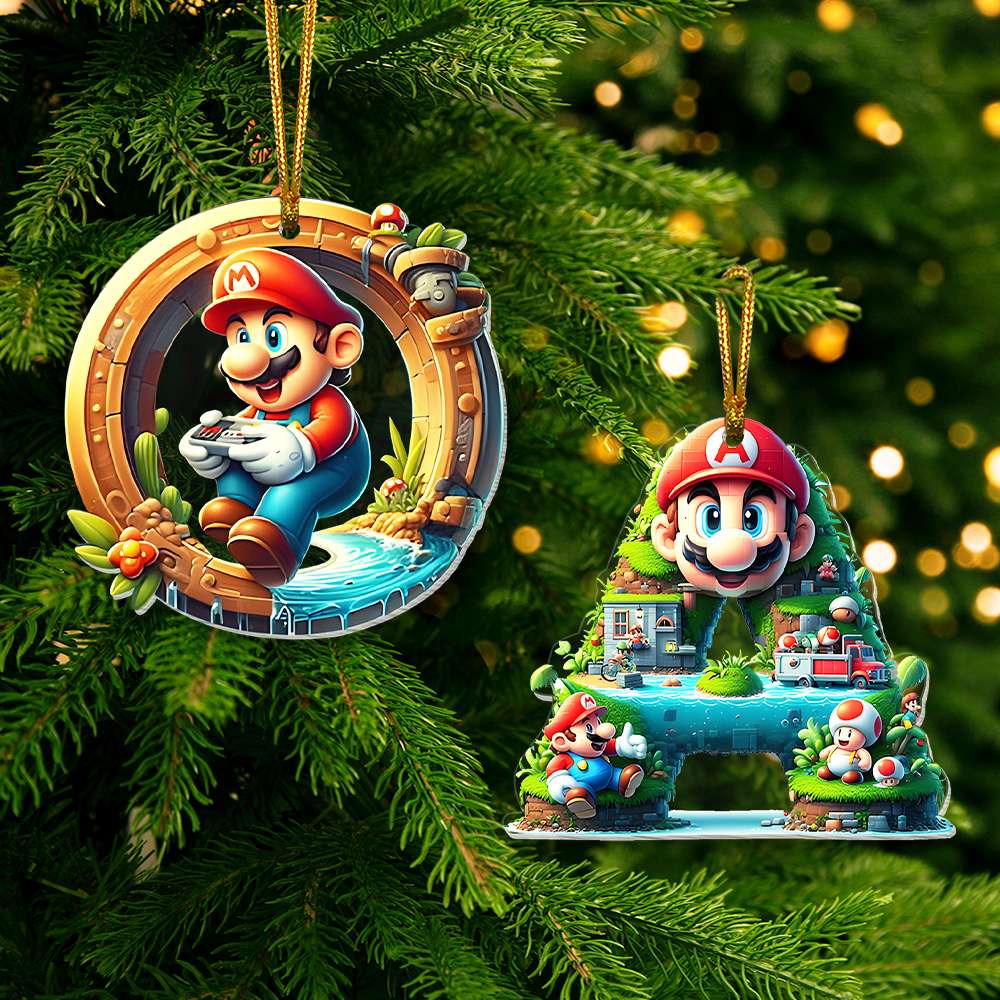 Personalized Movie Lovers' Alphabet Ornament - Christmas Special Ornament PopCulturePrints