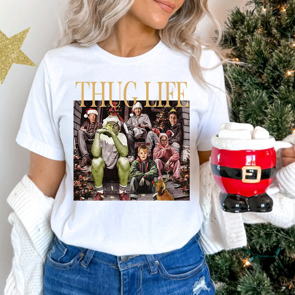 Thug Life Christmas Comedy Friends Shirt