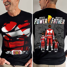 Load image into Gallery viewer, &quot;Unleash Your Power: Personalized Gifts for Dad&quot; - Custom Power Father T-Shirt for Fathers, Grandfathers, and More Shirts PopCulturePrints
