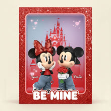 Load image into Gallery viewer, Be Mine - Personalized Couple Acrylic Plaque for Lovers Shaped Plaques PopCulturePrints
