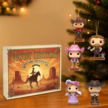 Load image into Gallery viewer, “Round Up the Holiday Cheer!” - Personalized Cowboy Christmas Advent Calendar - Ideal Gift for Advent Enthusiasts Advent Calendar PopCulturePrints
