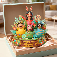 Load image into Gallery viewer, 🎉 'Happy Easter Day, Mom!' - Personalized Acrylic Plaque - Perfect Gift for Mom, Grandma &amp; Loved Ones Shaped Plaques PopCulturePrints
