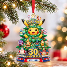 Load image into Gallery viewer, Celebrate in Style: Personalized 30th Anniversary Acrylic Christmas Ornament - Perfect Gift for Game Lovers
