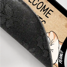 Load image into Gallery viewer, Welcome, Peasants! Funny Cats Personalized Doormat Doormat PopCulturePrints
