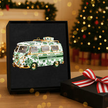 Load image into Gallery viewer, &quot;A Special Journey Awaits&quot; - Personalized Camper Van Ornament - Custom Gift for Friends, Family, and Adventurers Ornament PopCulturePrints
