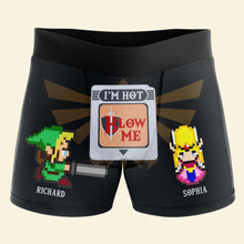Load image into Gallery viewer, Personalized Gamer Boxer Briefs - Retro Fun Design Boxer Briefs PopCulturePrints
