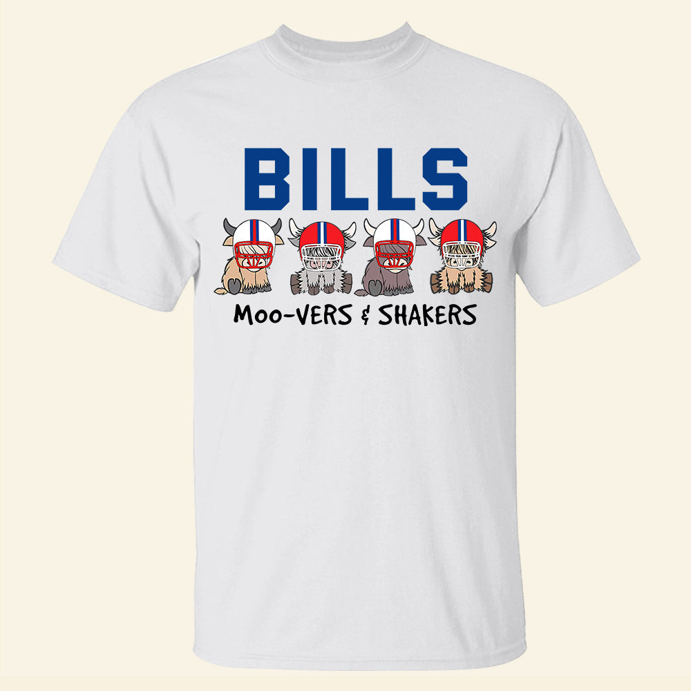 Highland Cows American Football Fan Hoodie Shirts PopCulturePrints