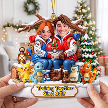 Load image into Gallery viewer, Training Together - Personalized Couple Ornament for Family Celebrations
