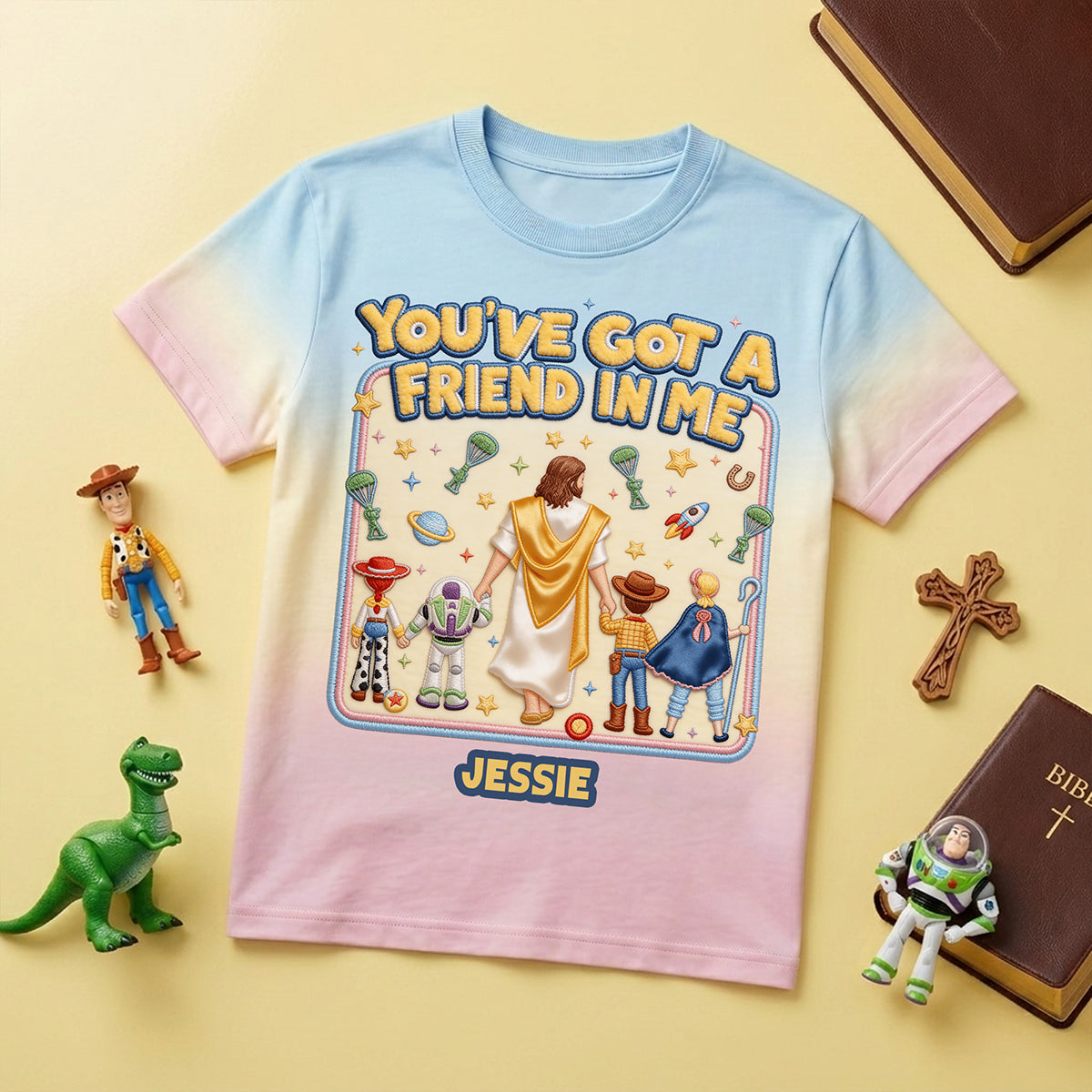 You've Got a Friend in Me - Christian Friendship Keepsake Shirt | Personalized Gift for Friends and Loved Ones AOP Products PopCulturePrints