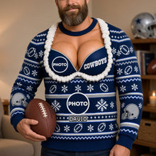 Load image into Gallery viewer, Sport Lover Funny Knitted Ugly Sweater - Personalized Gift for Sport Fans
