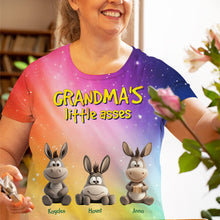 Load image into Gallery viewer, Granny&#39;s Little Asses - Personalized Gift for Grandma Shirt AOP Products PopCulturePrints
