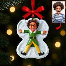 Load image into Gallery viewer, “Spread Smiles This Christmas!” - Fun Character Christmas Ornament | Personalized Custom Photo Gift for Movie Fans Ornament PopCulturePrints
