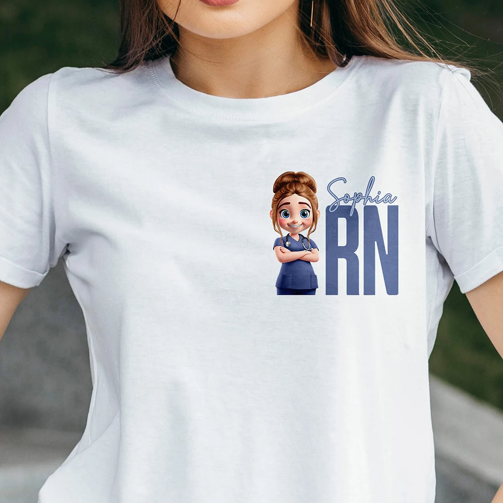 Nurse Life Quote - Personalized T Shirt for Caregivers T-shirt PopCulturePrints
