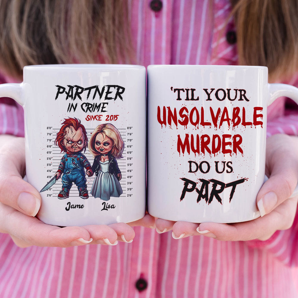 Darkly Romantic Personalized Couple Mugs - Unique Valentine's Day Gifts Coffee Mug PopCulturePrints