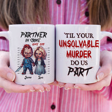 Load image into Gallery viewer, Darkly Romantic Personalized Couple Mugs - Unique Valentine&#39;s Day Gifts Coffee Mug PopCulturePrints
