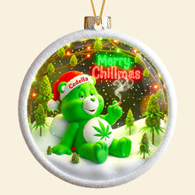 Load image into Gallery viewer, Merry Chillmas Ornament - Personalized Gift for Smokers &amp; Holiday Lovers Ornament PopCulturePrints
