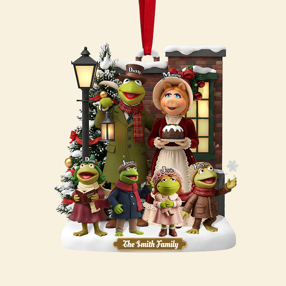 "Family is Everything" - Personalized Christmas Acrylic Ornament - Custom Gift for Everyone in the Family Ornament PopCulturePrints