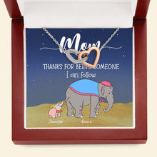 Load image into Gallery viewer, Personalized Mom Necklace with Heartfelt Message Jewelry PopCulturePrints
