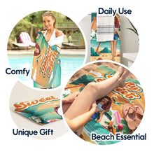 Load image into Gallery viewer, Salty But Sweet - Personalized Beach Towel for the Beach Lovers Beach Towel PopCulturePrints
