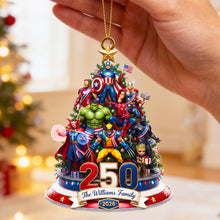 Load image into Gallery viewer, Celebrate the Spirit of America - Personalized Christmas Ornament for Family and Friends
