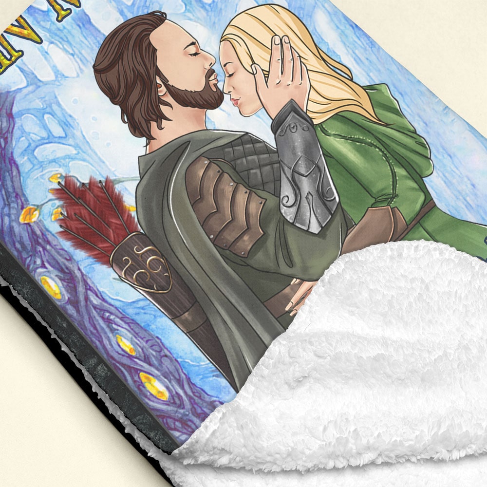 Personalized Couple's Blanket - Amin Mela Lle Blanket PopCulturePrints