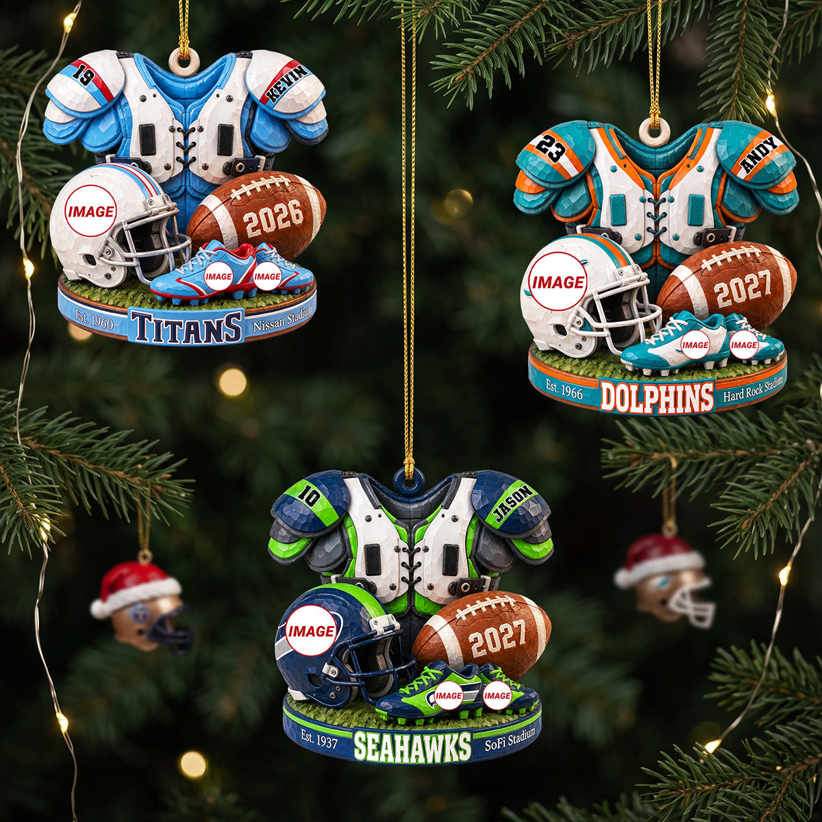 Athletic Style Acrylic Ornament - Personalized Christmas Gifts For Sport Lovers 03huta170926 Ornament PopCulturePrints
