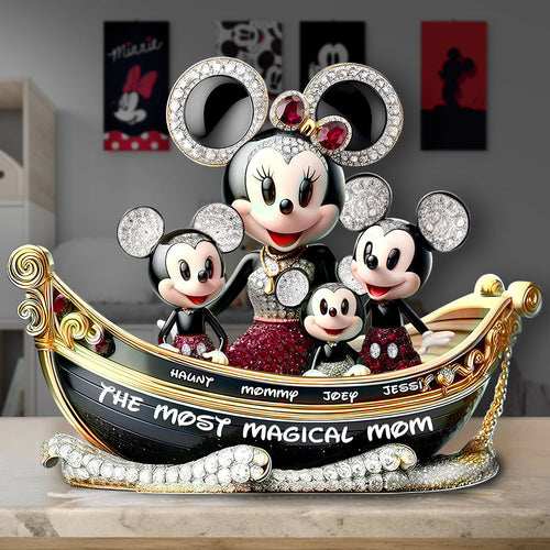 The Most Magical Mom - Personalized Acrylic Plaque for All Amazing Moms Shaped Plaques PopCulturePrints