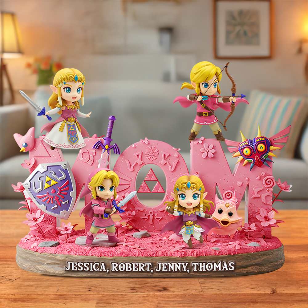 "Adventure Awaits: A Celebration of Motherhood" - Personalized Adventure Mom Acrylic Plaque, Gift for Mom and Grandma Shaped Plaques PopCulturePrints