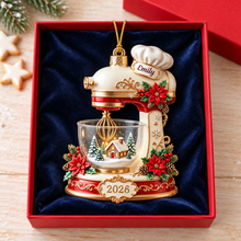 Load image into Gallery viewer, Bake Memories: Personalized Baking Mixer Christmas Ornament - A Perfect Gift for Baking Lovers
