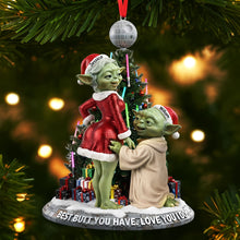 Load image into Gallery viewer, Best Bud You Have, Love You Too - Personalized Cheeky Old Couple Ornament Ornament PopCulturePrints
