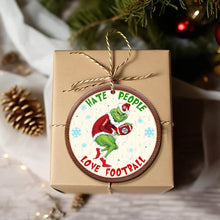 Load image into Gallery viewer, Customized Christmas Ornament for Football Enthusiasts Ornament PopCulturePrints
