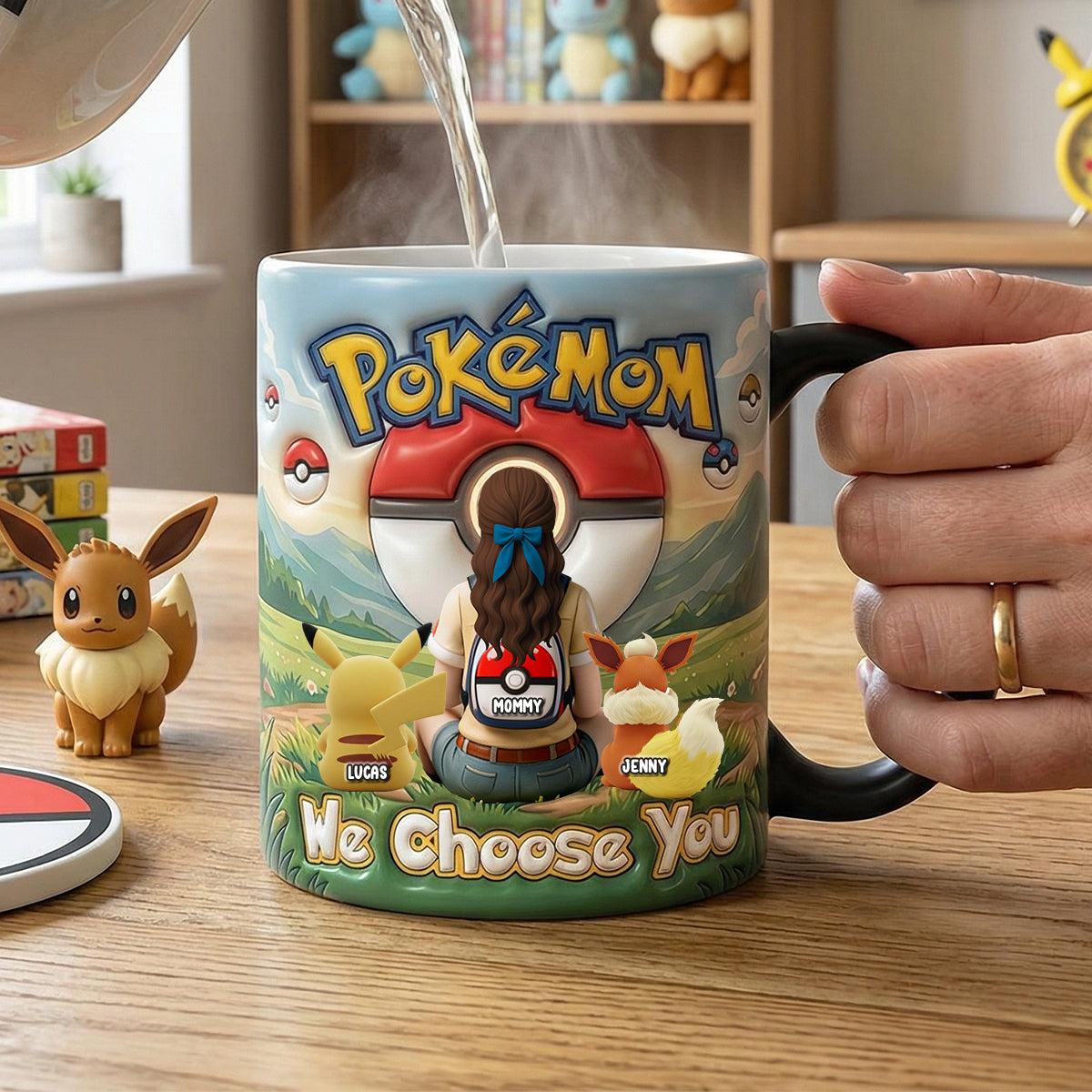 “We Choose You, Mom!” - Personalized Magic Mug for Moms and Grandmas Coffee Mug PopCulturePrints