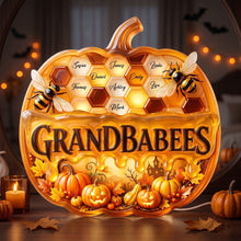 Load image into Gallery viewer, Illuminate Memories: Personalized Grandbabees Light Box - Unique Halloween Gift for Grandparents and Loved Ones
