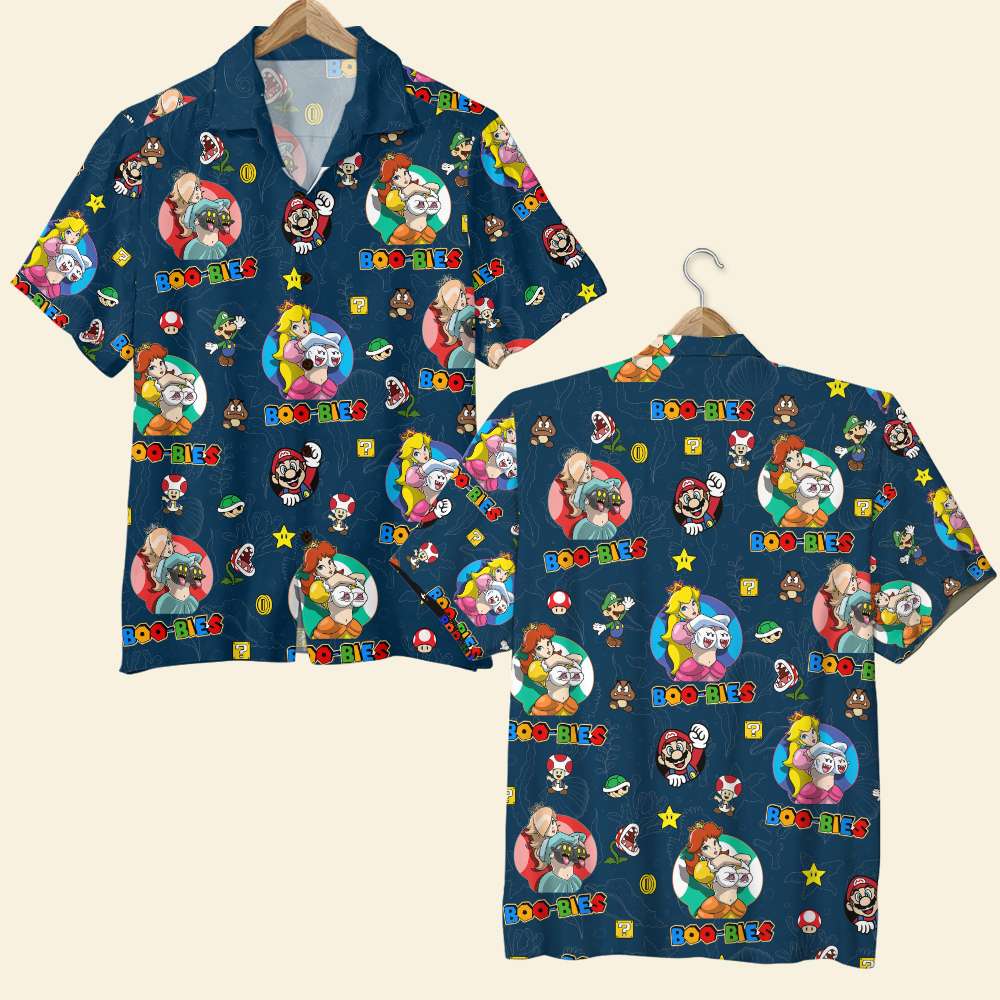 Custom Fan-Themed Hawaiian Shirt - Vibrant Cartoon Adventure Hawaiian Shirts PopCulturePrints