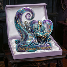 Load image into Gallery viewer, This MOM Loves Her Little Nightmares - Personalized Horror Mom Acrylic Plaque - Unique Gift for Mom, Grandma Shaped Plaques PopCulturePrints

